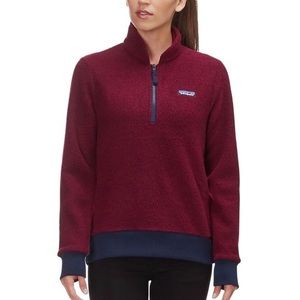 Patagonia Woolyester fleece in “Oxblood (OXDR)”